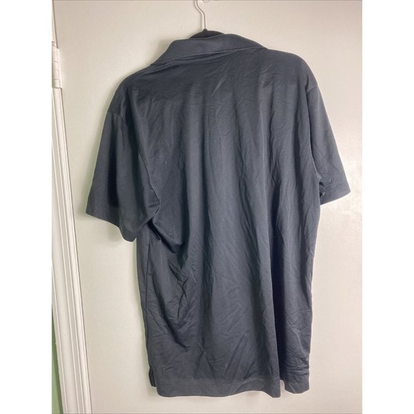 Sport-tek L Black Collared Short Sleeve Polo - Picture 4 of 4